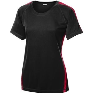 Black & Red Competition Tee - Ladies